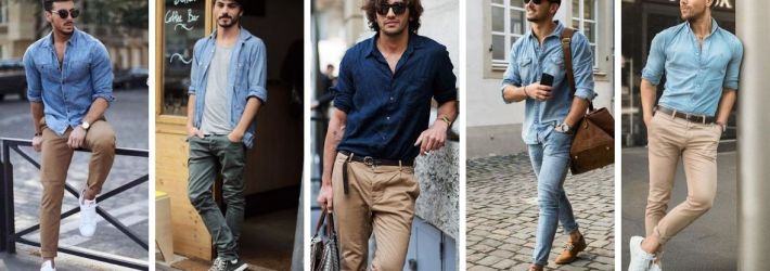 5 Men's Denim Shirt Outfits