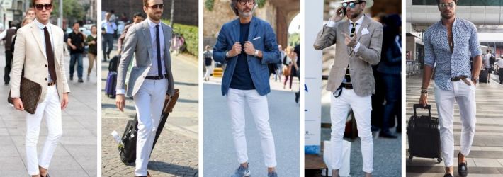 5 White jeans outfits for men