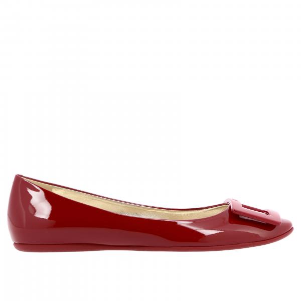 Roger Vivier Gommette 漆皮芭蕾舞鞋