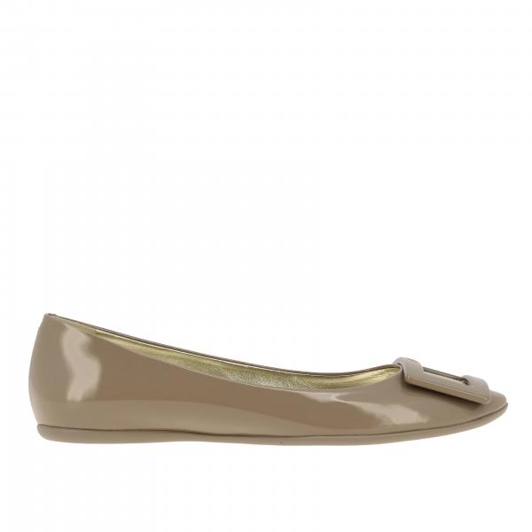Roger Vivier Gommette 漆皮芭蕾舞鞋