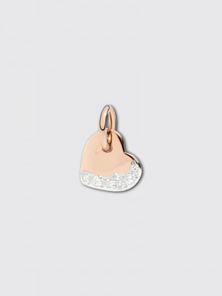 Dodo Heart pendant in 9 kt rose gold and diamonds