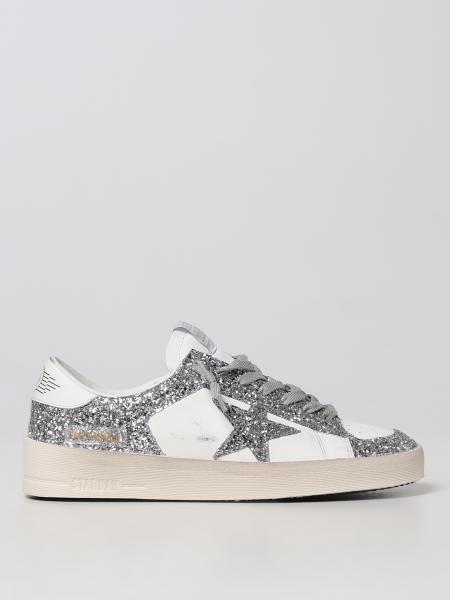 Stardan Golden Goose sneakers in used leather and glitter