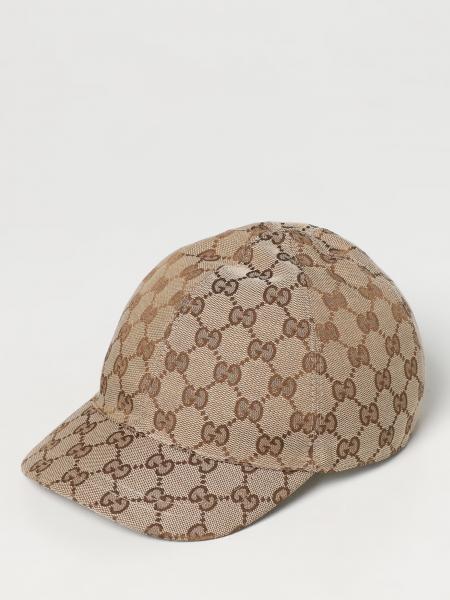 Cappello Gucci in misto cotone con monogram GG jacquard