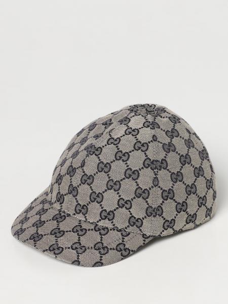 Cappello Gucci in misto cotone con monogram GG jacquard