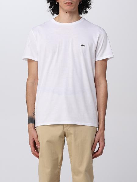 LACOSTE: T-shirt men - White | Lacoste t-shirt TH6709 online