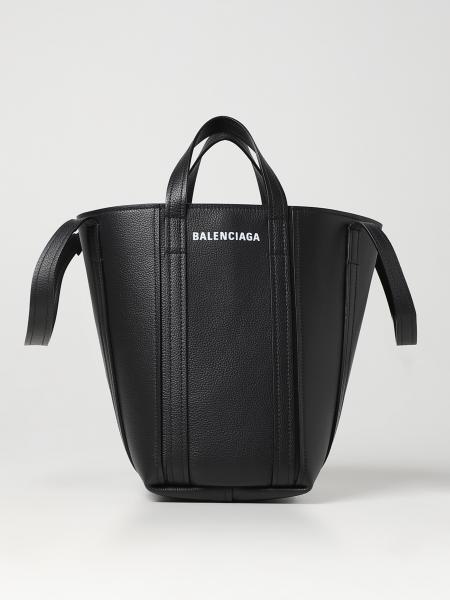 Borsa Everyday 2.0 North-South Balenciaga in pelle a grana