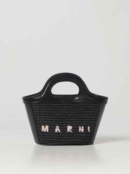 Marni donna: Borsa Tropicalia Marni in pelle e rafia