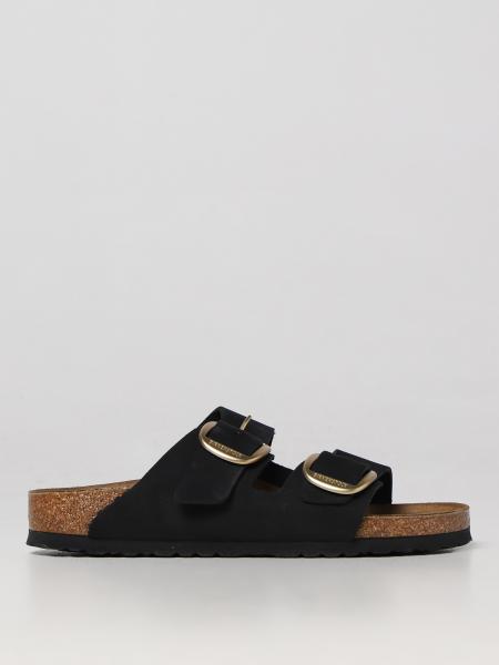 Sandalo Arizona Big Buckle Birkenstock in nabuk>