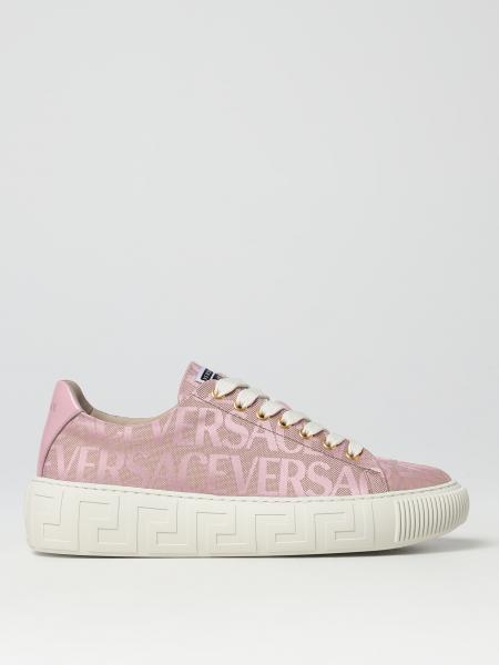 Versace: Sneakers Versace in tessuto con logo jacquard