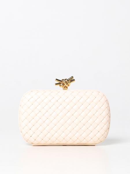 Bottega Veneta intrecciato: Bottega Veneta Knot clutch in woven leather