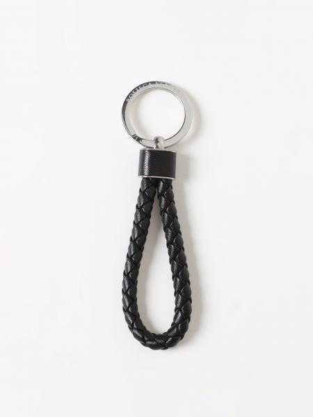 Intreccio Bottega Veneta key ring in woven leather