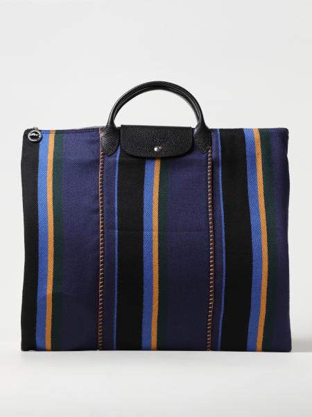 Longchamp Le Pliage Paddock bag in wool and canvas