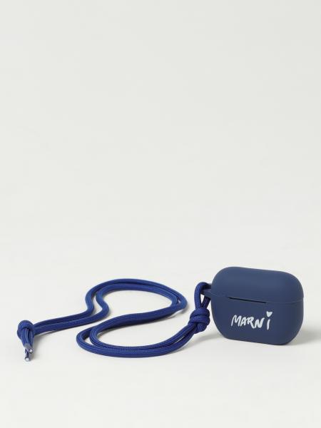 Marni silicone AirPods holder with logo>