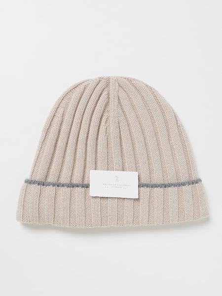 Brunello Cucinelli hat in ribbed cashmere