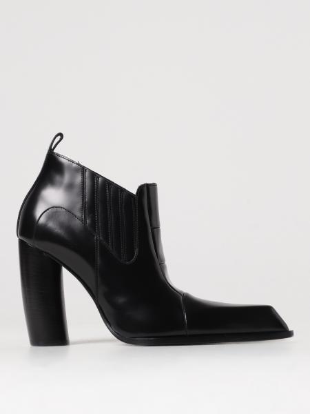 Off-White: Off-White Moon Beatle ankle boots in brushed leather