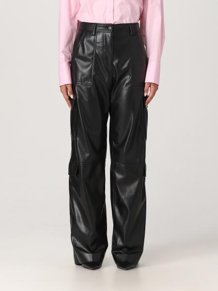 MSGM pants in synthetic leather
