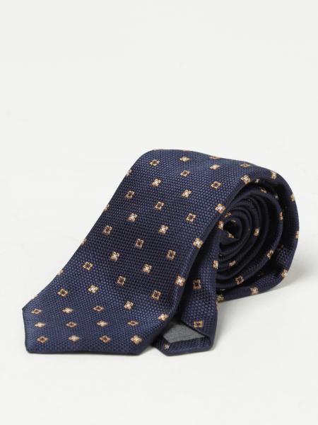 Brunello Cucinelli tie in jacquard silk with embroidery