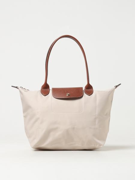Le Pliage Original M Nylon and Grained Leather Bag Longchamp