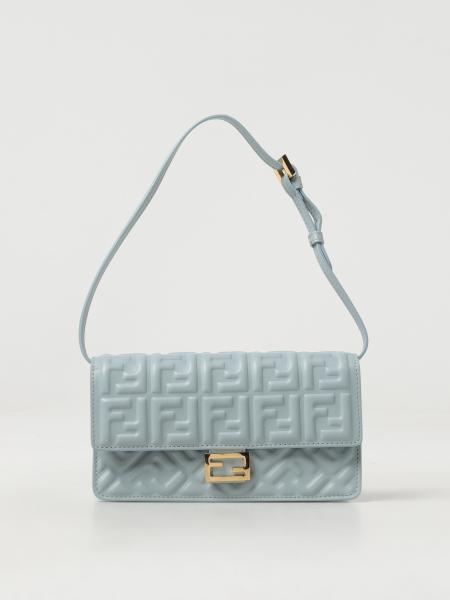 Borsa wallet Baguette Fendi in nappa embossed