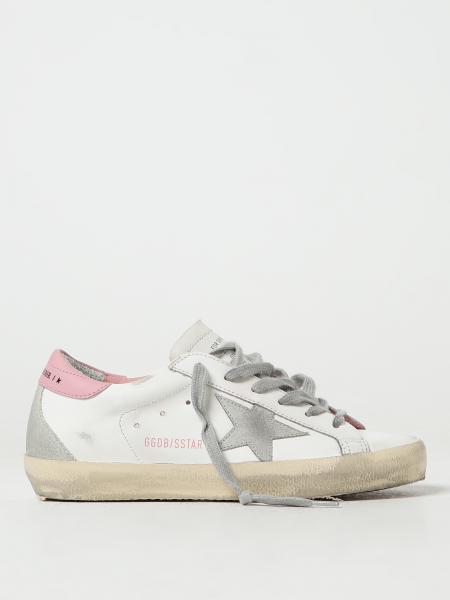 Sneakers Super-Star Golden Goose in pelle used con patch