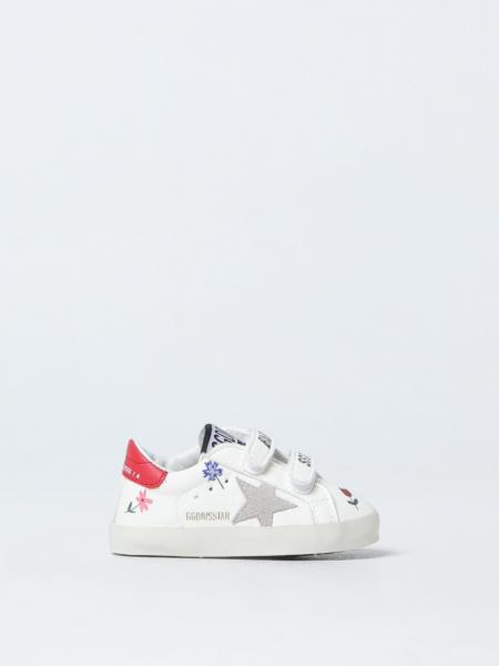 Sneakers Super-Star Golden Goose in nappa con stampa floreale