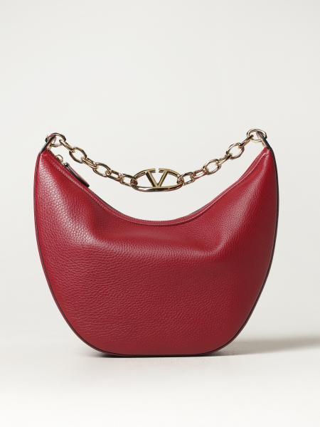 Borsa Hobo Moon Bag Valentino Garavani in pelle a grana