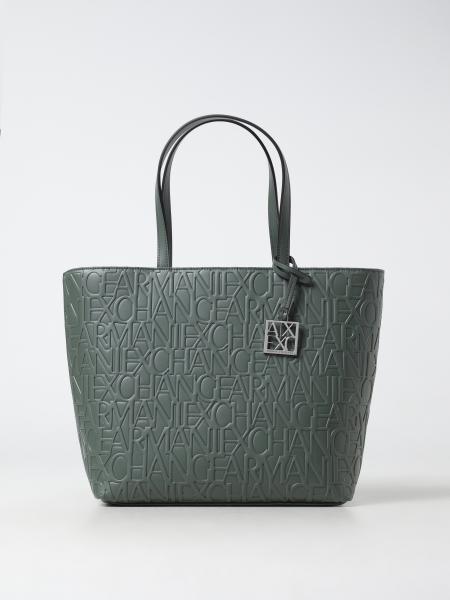 Borsa Armani Exchange in pelle sintetica embossed