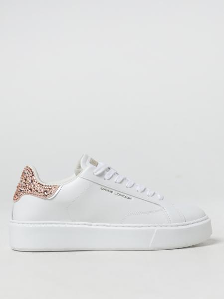 Sneakers New Extralight Crime London in pelle con strass