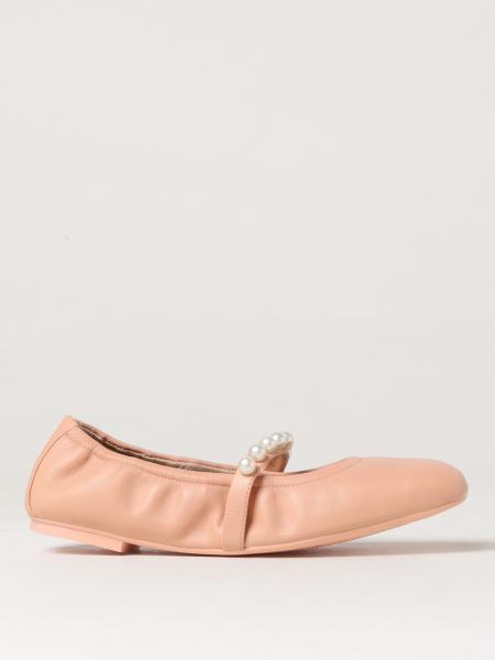 Ballerina Stuart Weitzman in nappa con perle