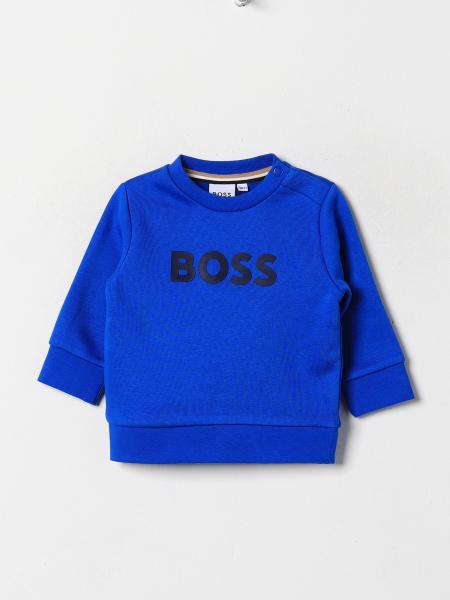 Maglia a girocollo con logo Boss Kidswear