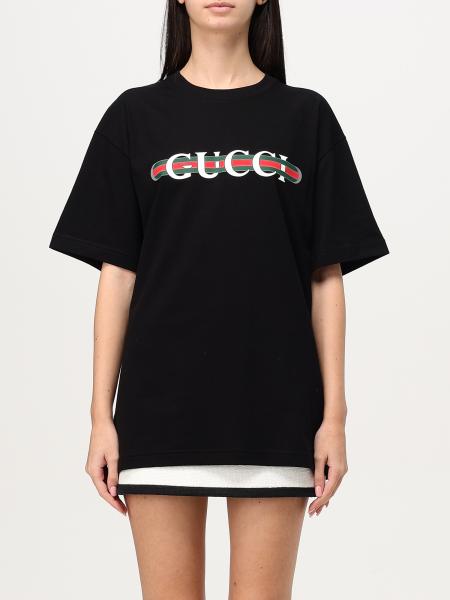 T-shirt Gucci in cotone con logo