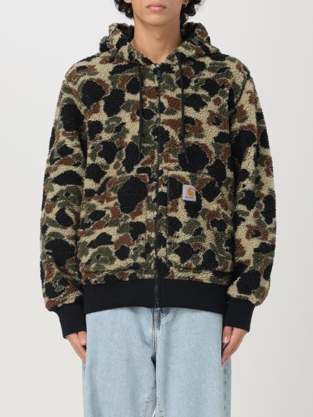 Giacca invernale uomo: Giubbotto Carhartt Wip in pile camouflage