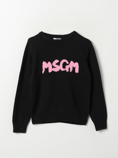 MSGM Kids bambino: Maglia a girocollo in cotone MSGM Kids