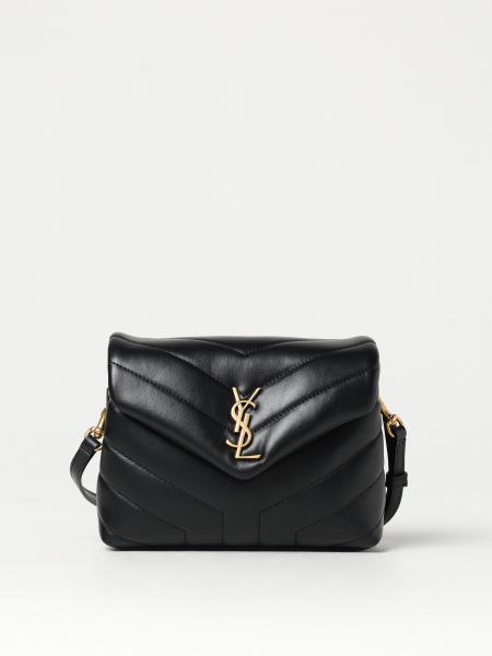 Saint Laurent donna: Borsa Loulou Toy Saint Laurent in pelle chevron