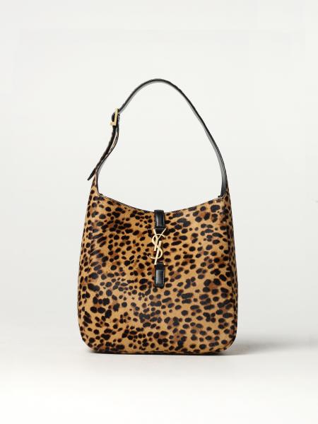 Borsa Le 5 À 7 Bea Saint Laurent in cavallino animalier