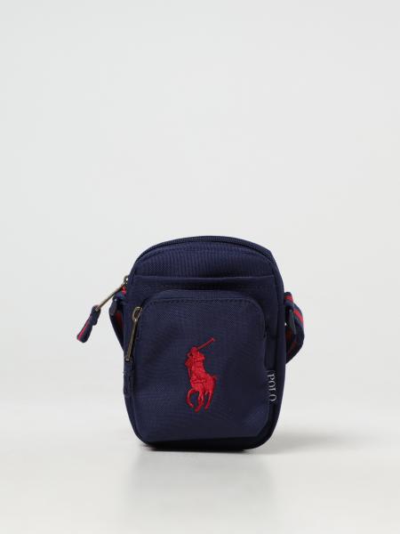 Borsa Polo Ralph Lauren in nylon con logo ricamato