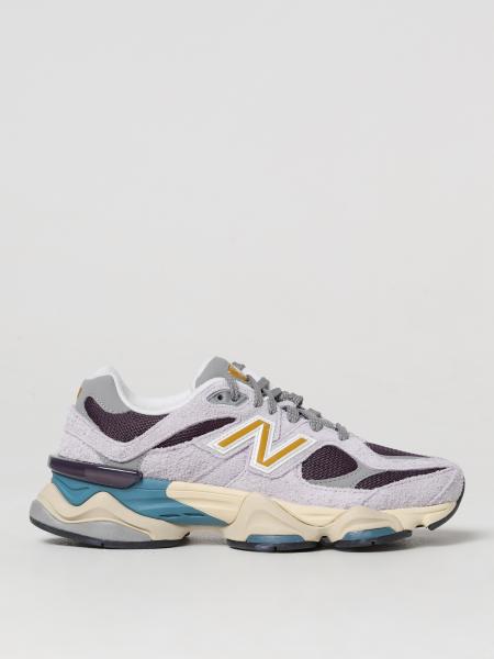 New Balance: Sneakers 9060 New Balance in camoscio e mesh