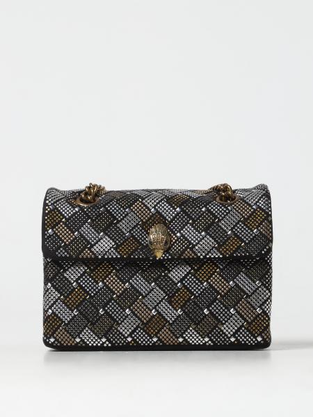 Borsa Kensington Kurt Geiger London in tessuto con strass all over