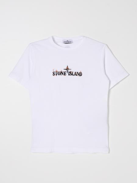 Stone Island: T-shirt boys Stone Island Junior