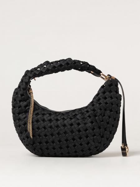 Borsa Hobo La Nido Borbonese in nylon intrecciato e pelle