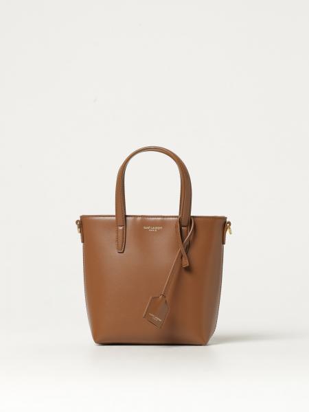 Saint Laurent donna: Borsa Mini Toy Shopping Saint Laurent in pelle