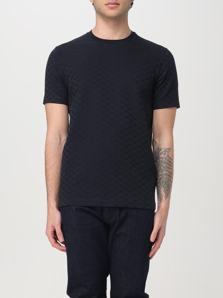 Tシャツ・カットソー EMPORIO ARMANI Men T-shirt Blue 8N1TL71JHWZ 0920 EMPORIO ARMANI: T-shirt men - Blue | Emporio Armani t-shirt