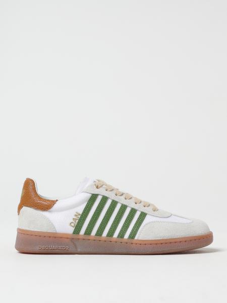 Dsquared2: Sneakers Dan Dsquared2 in pelle e mesh