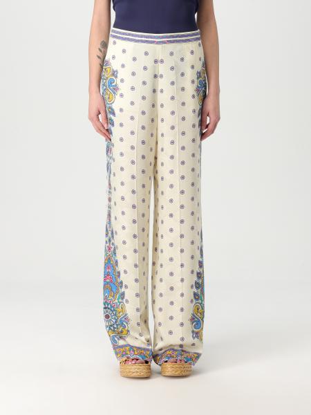パンツ ETRO Woman Pants Yellow Cream WREA0014AQ115 X0800 ETRO: Pants woman - Yellow Cream | Etro pants WREA0014AQ115