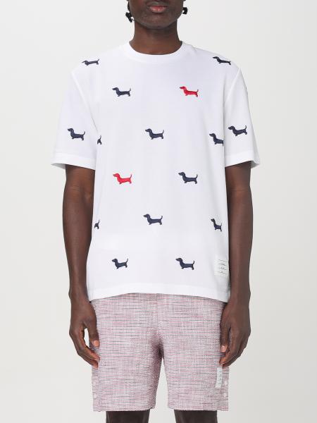 Thom Browne: T-shirt in cotone stampata Thom Browne