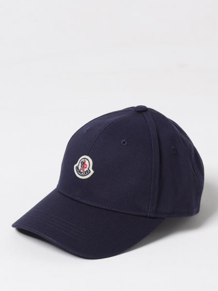 Cappello Moncler in cotone con patch logo