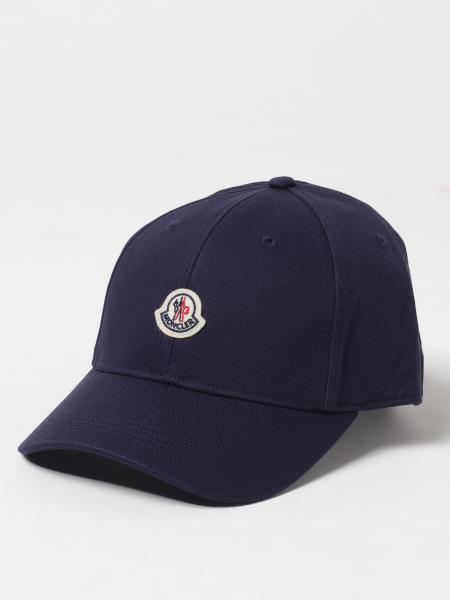 Cappello Moncler in cotone con patch logo