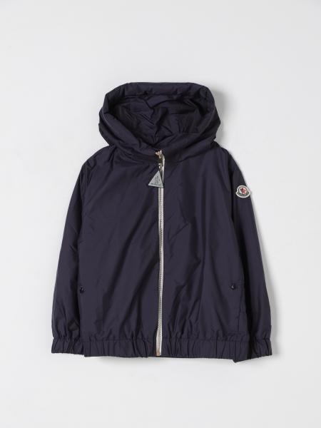 Giacca a vento in nylon con zip Moncler