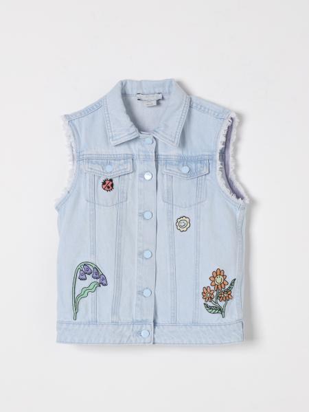 Stella McCartney girls denim jacket with embroidery