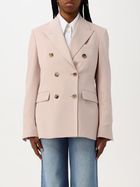 スーツ GOLDEN GOOSE Women Suit Jackets GWP00829P001965 25235 PINK Pink Golden Goose DOUBLE BREASTED TAILORED BLAZER